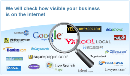 Checking Your Visibility for Local Search Image